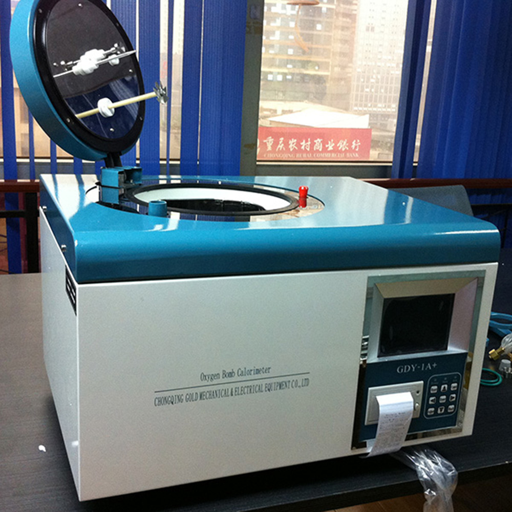 GDY-1A+ Oxygen Bomb Calorimeter 02 GDY-1A+ Bomba de oxígeno Calorímetro 02