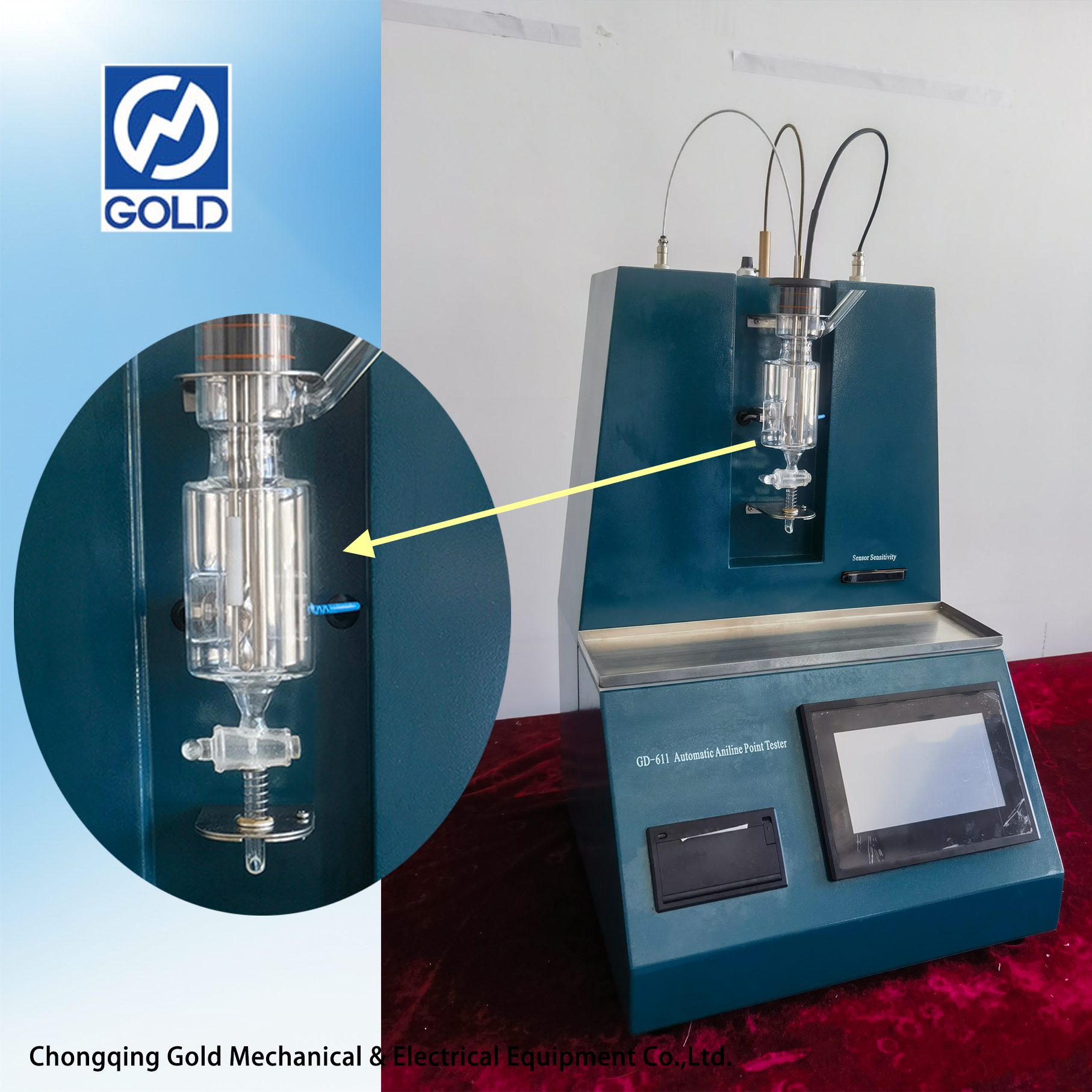 Probador automático de Aniline Point-13