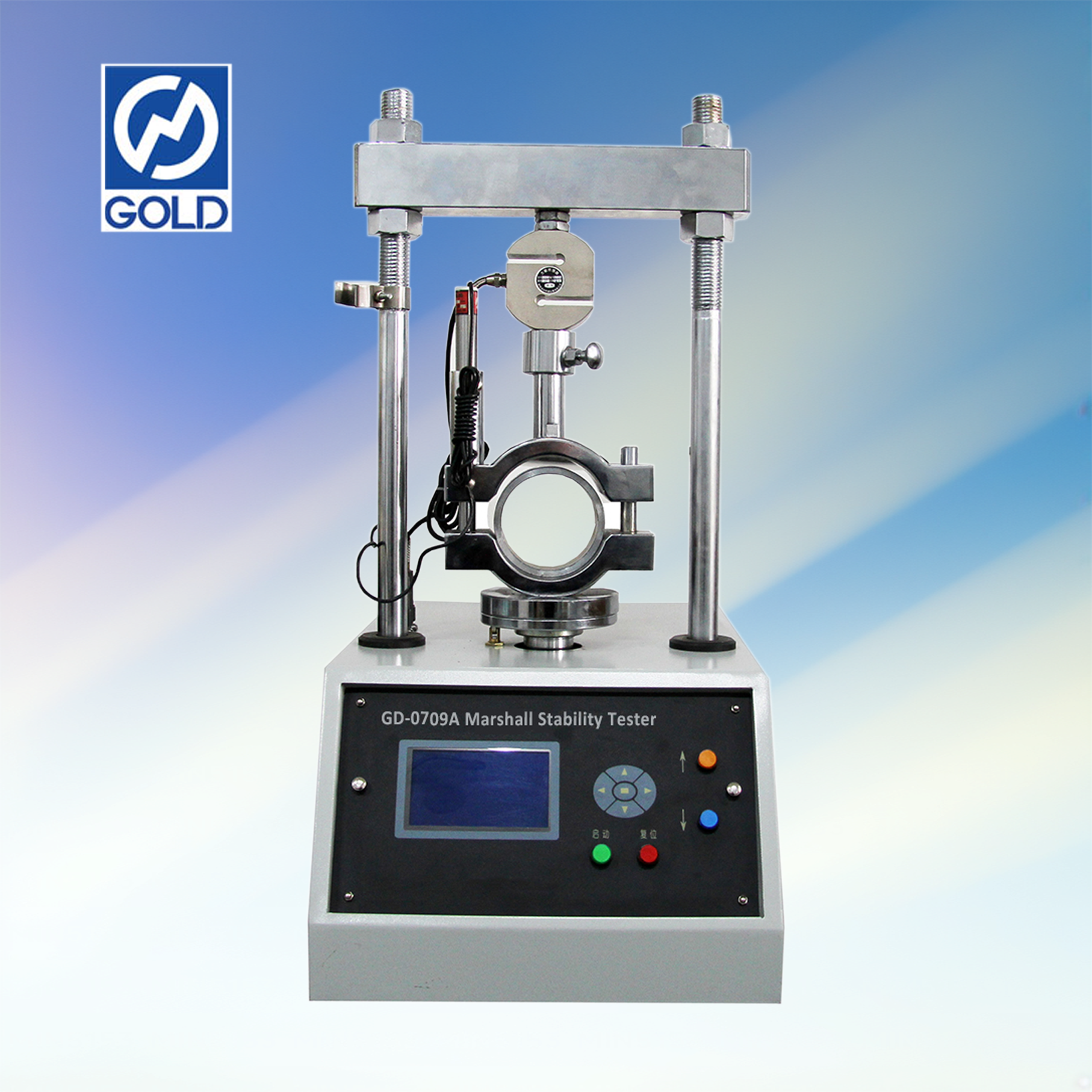 ASTM D6927 Auto Digital Marshall Estabilidad Estabilidad Máquina de compresión-1