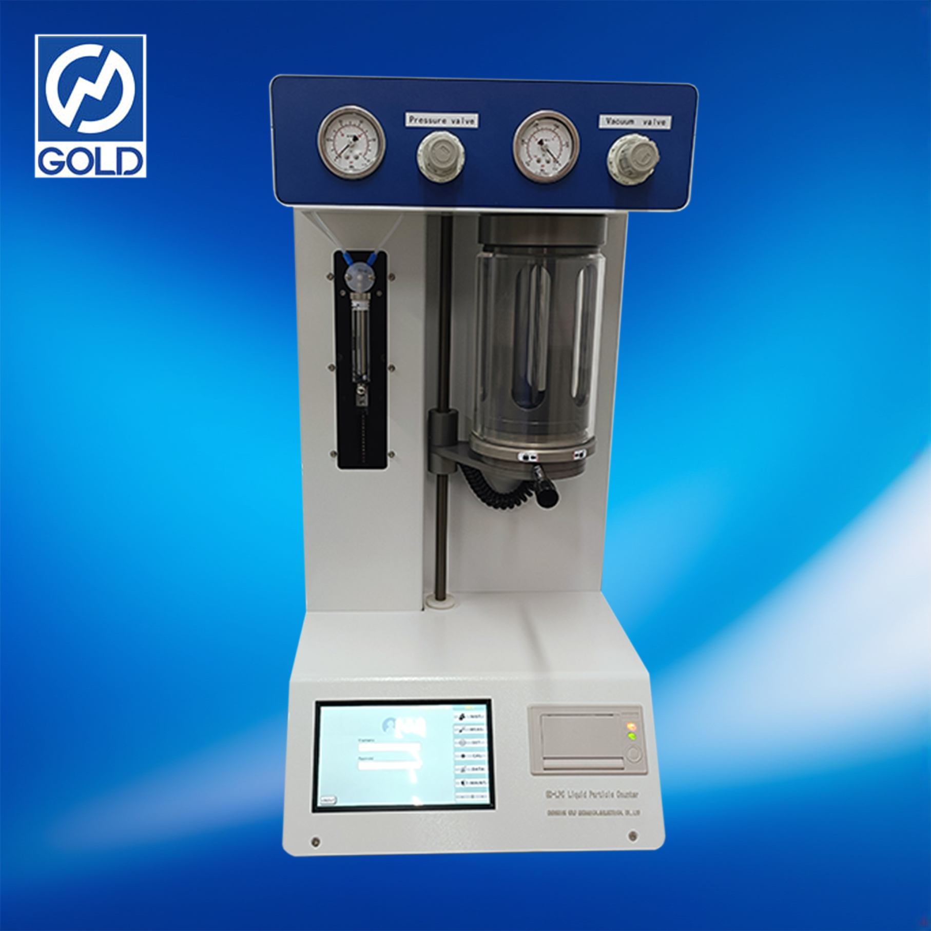 Detector de partículas de instrumentos de prueba de aceite hidráulico NAS1638