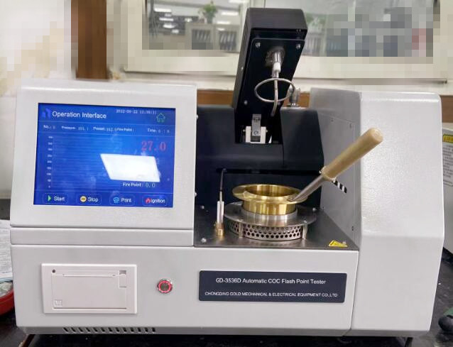 Punto de flash de la copa abierta