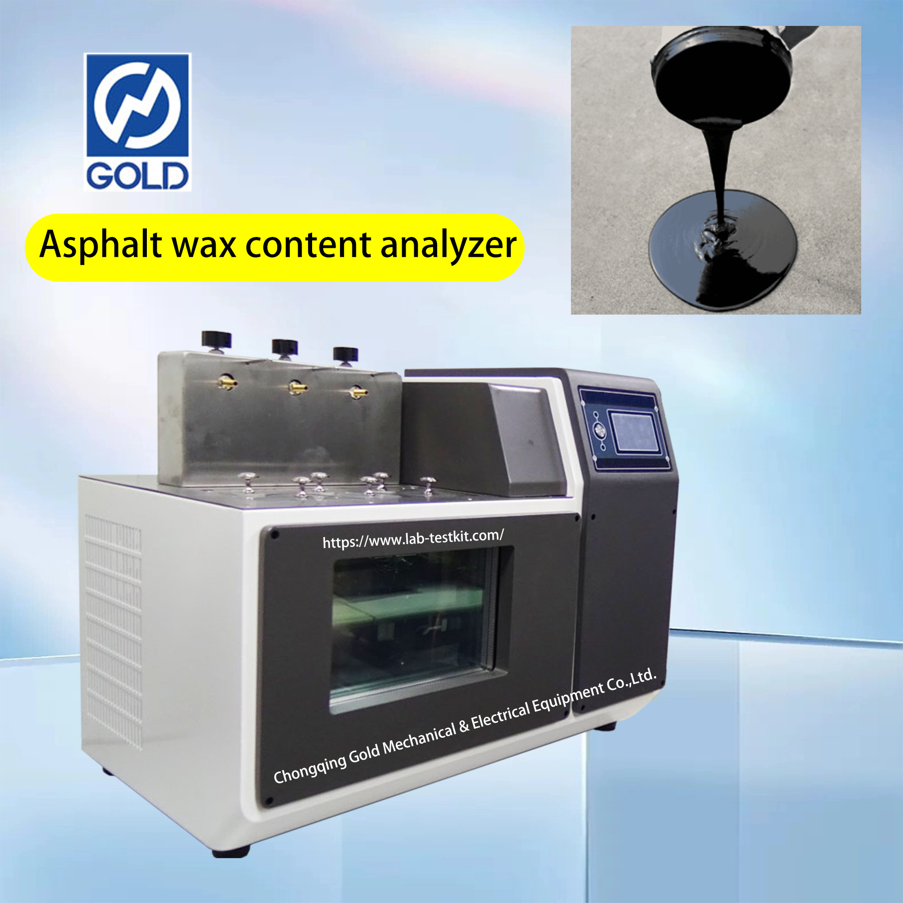 Máquina de prueba de contenido de parafina de asfalto-4