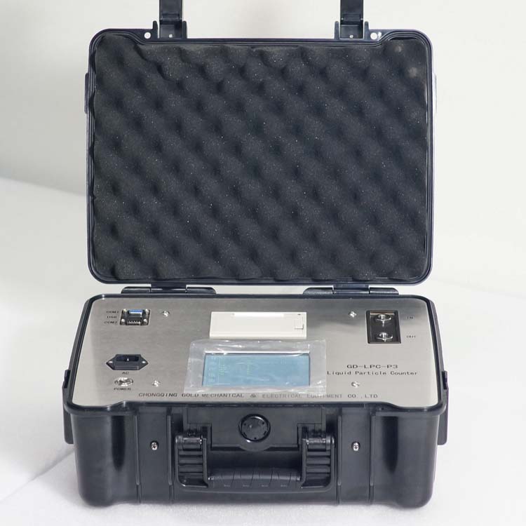 Contador de part&iacute;culas l&iacute;quido (aceite) port&aacute;til