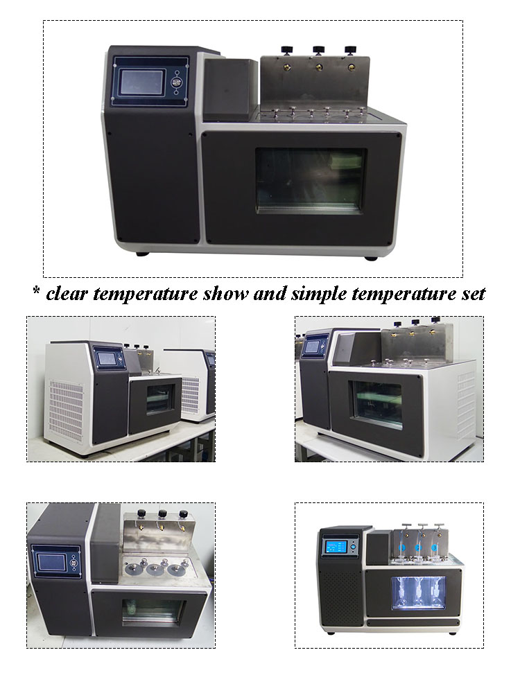 Prueba de contenido de cera.