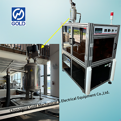 ASTM D2809 Motor refrigerante Bomba de aluminio Cavitación de cavitación de corrosión Tester