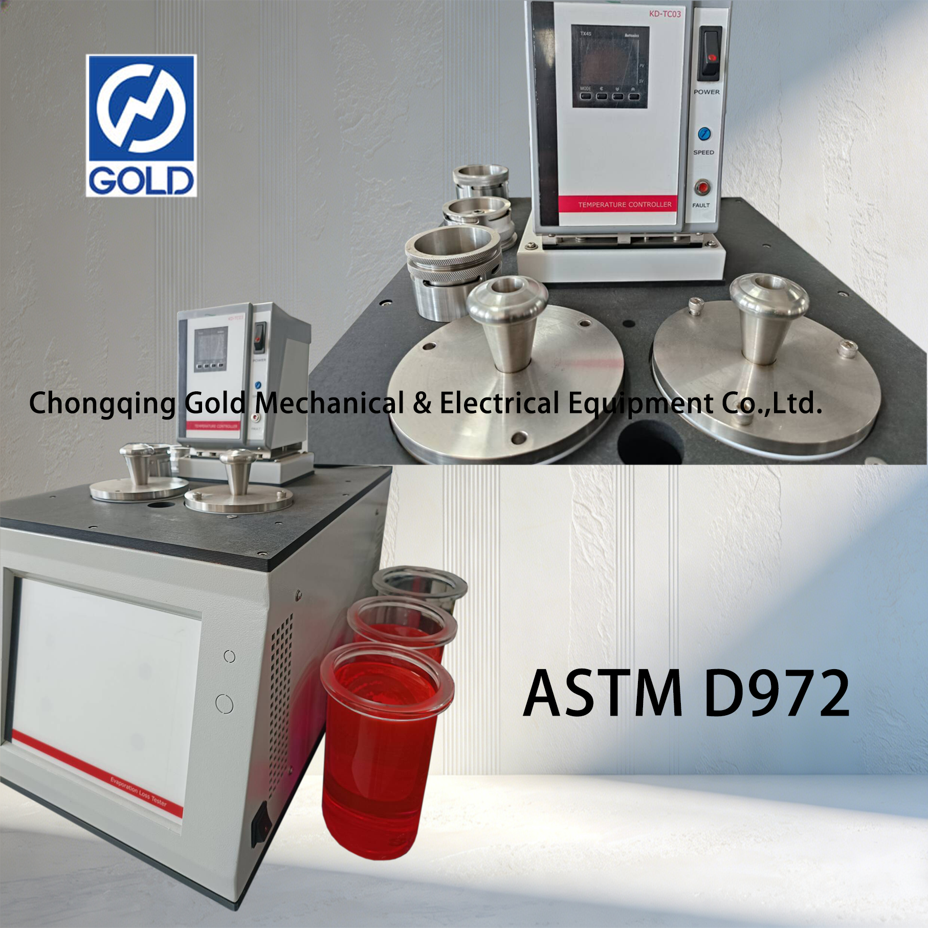 Probador de p&eacute;rdida por evaporaci&oacute;n de grasa y aceite lubricante (ba&ntilde;o de aceite)-1