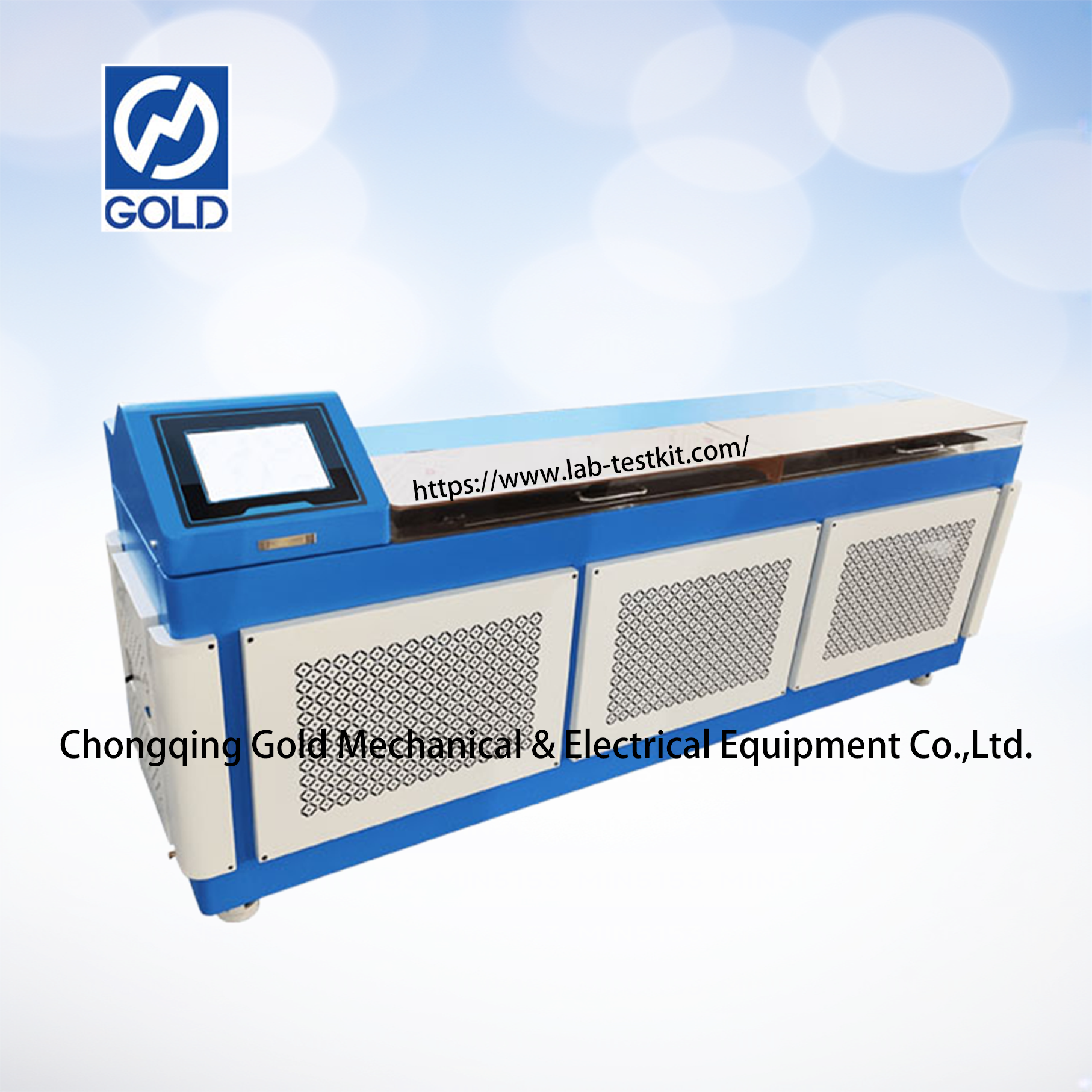 ASTM D113 Tester de ductilidad de asfalto inteligente