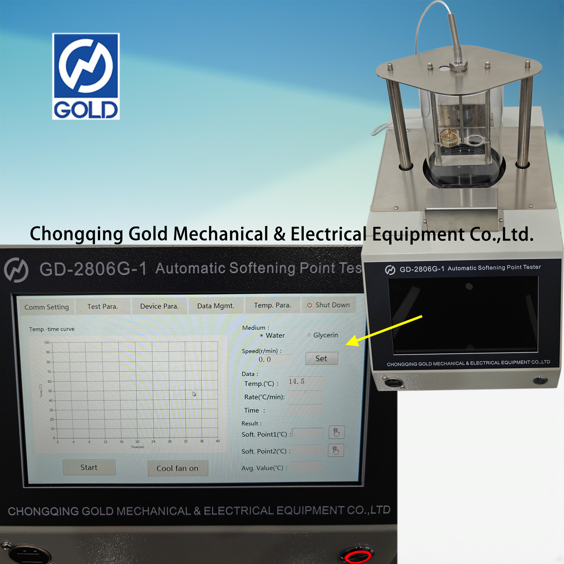 Probador de punto de reblandecimiento-4
