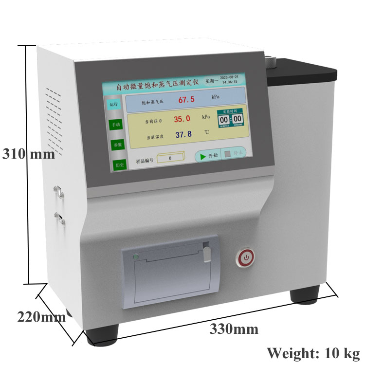 Probador autom&aacute;tico de presi&oacute;n de vapor micro saturado