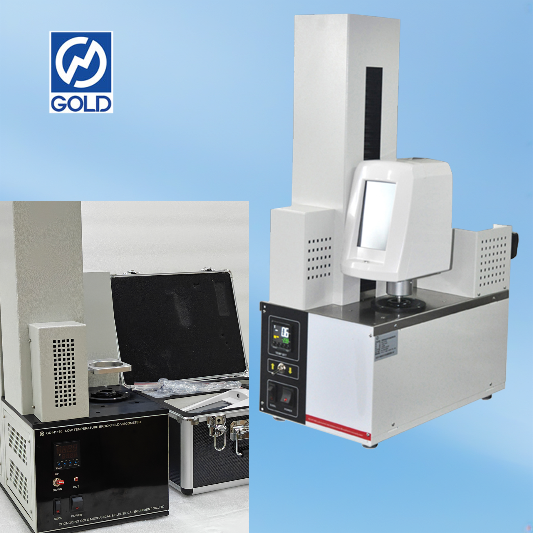 Viscosímetro Brookfield ASTM D2983 de baja temperatura de aceite lubricante