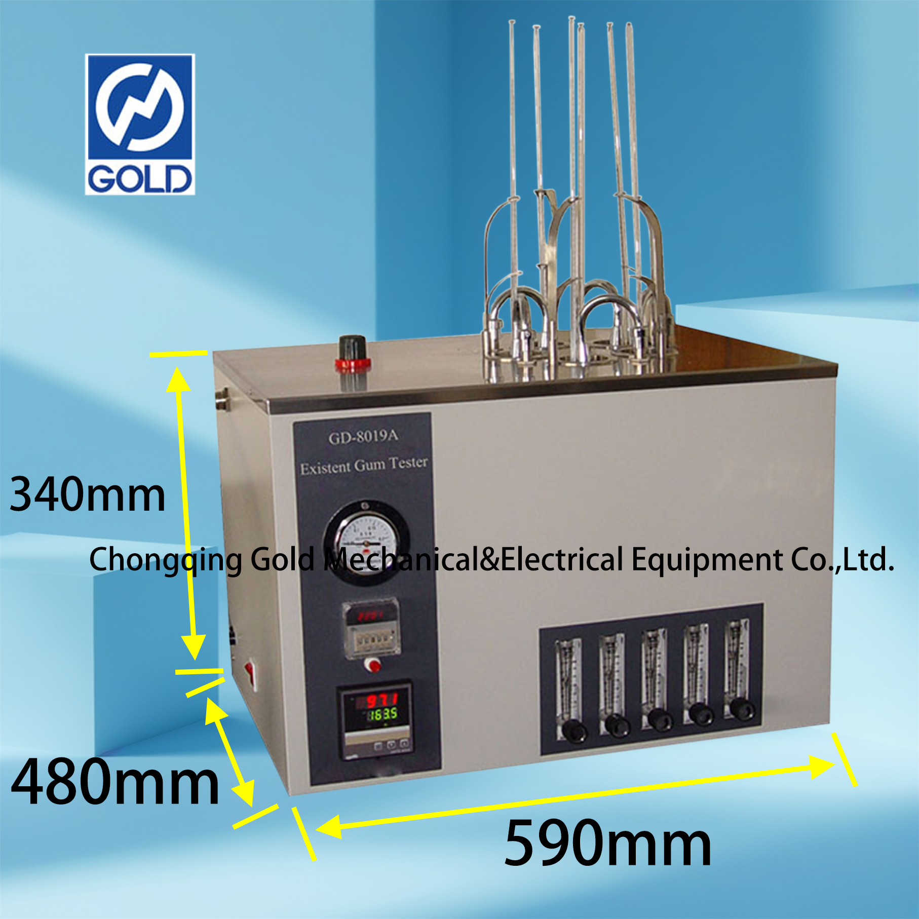 Probador de goma de goma existente ASTM D381