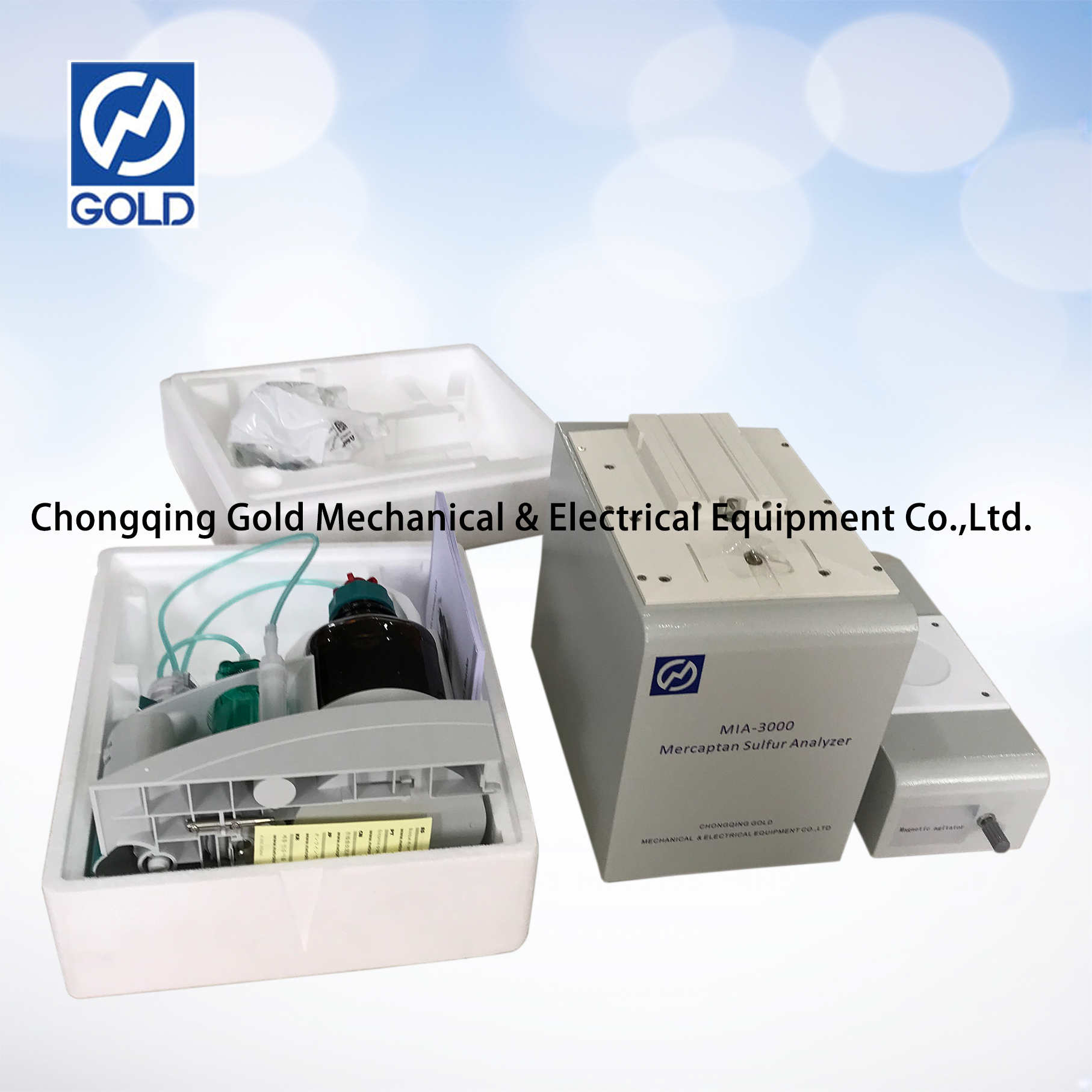 Analizador de azufre mercaptano ASTM D3227