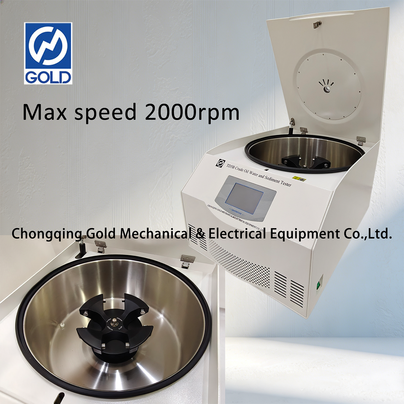 Centrífuga para determinación de humedad de petróleo crudo ASTM D4007