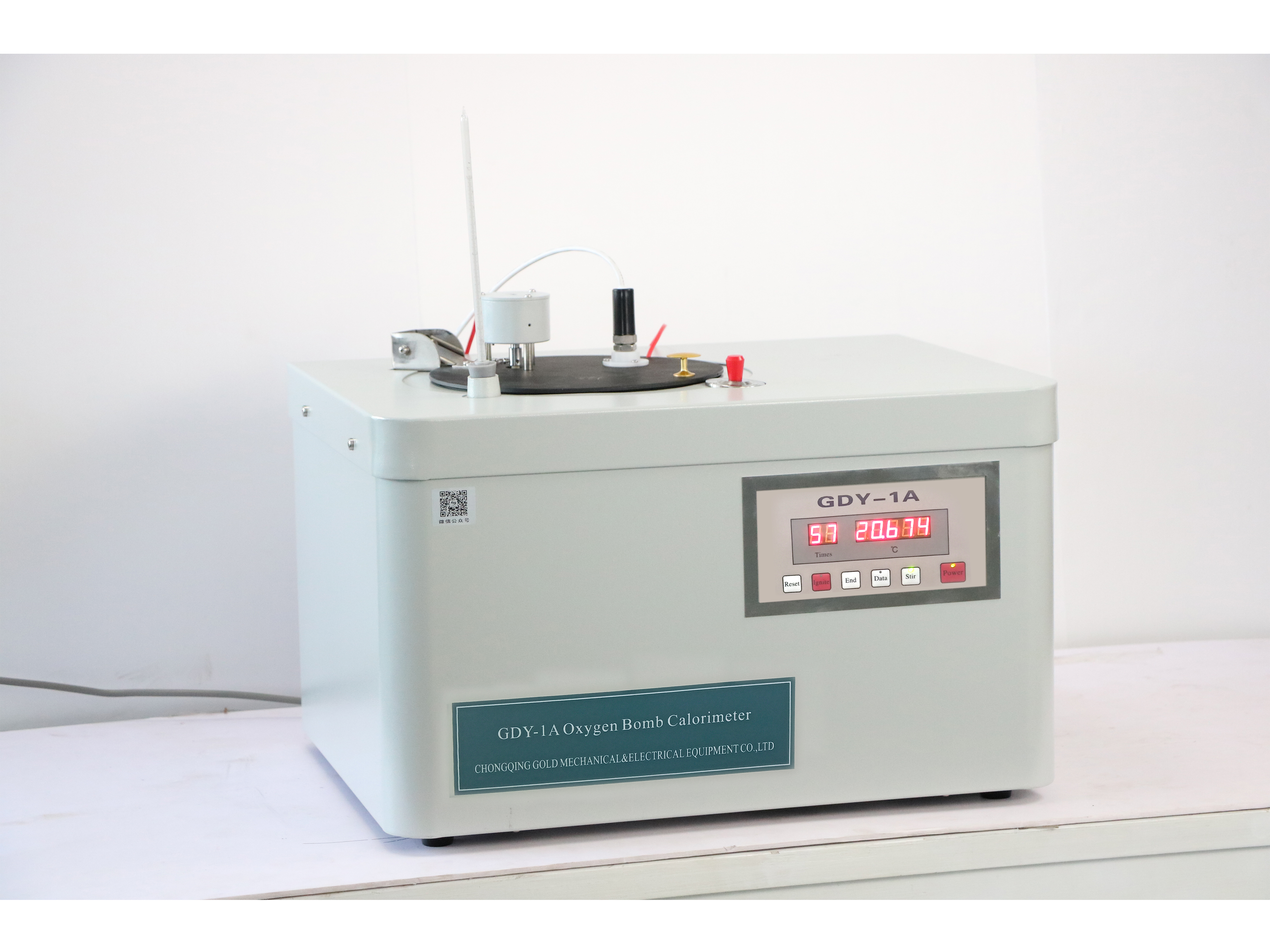 Calorimetr&iacute;a con bomba de ox&iacute;geno