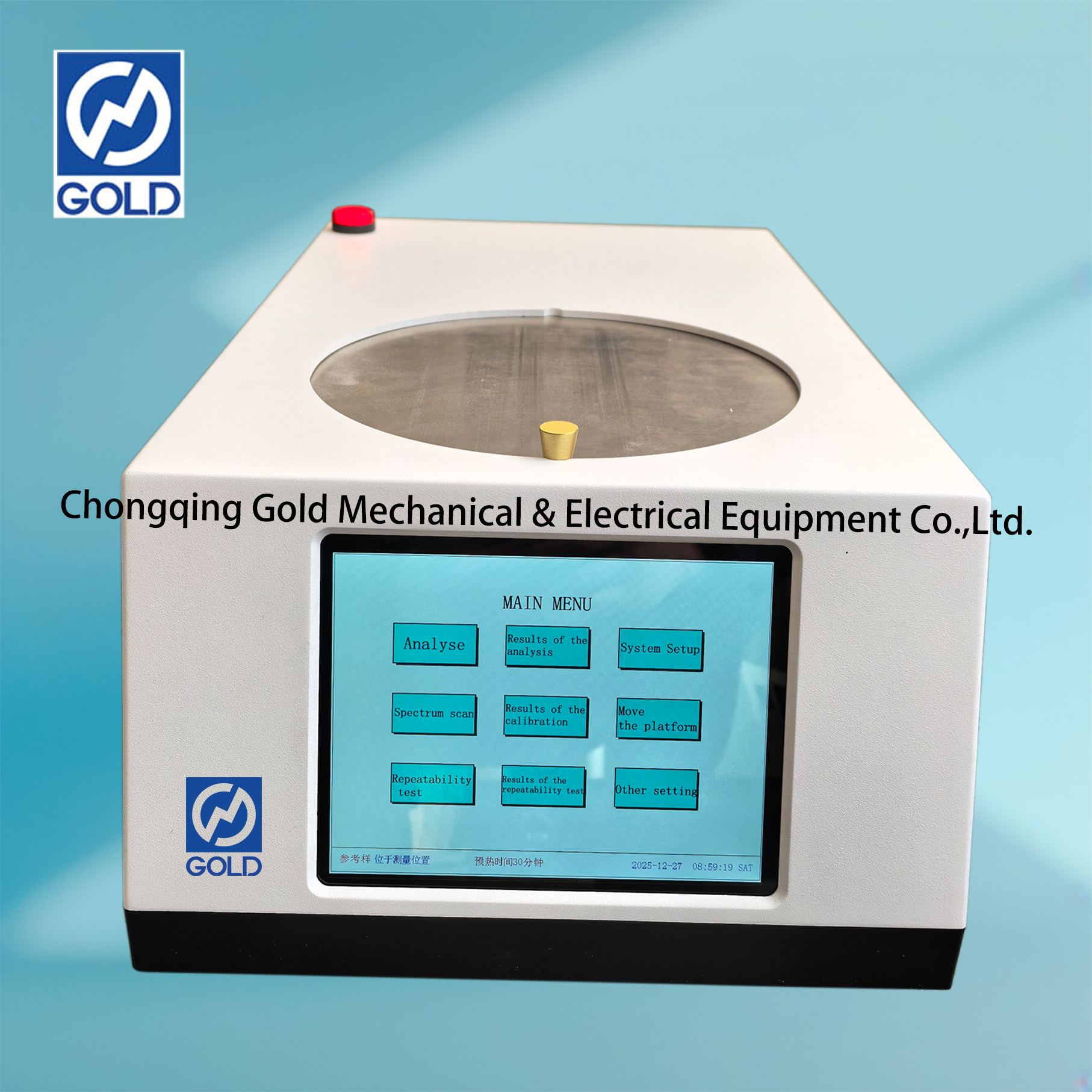 Analizador de azufre por fluorescencia de rayos X (muestra múltiple)