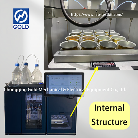 ASTM D4124 Automatic pesado y aceite residual Analizador de componentes SARA