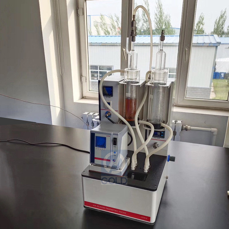 Analizador autom&aacute;tico de valor de liberaci&oacute;n de aire