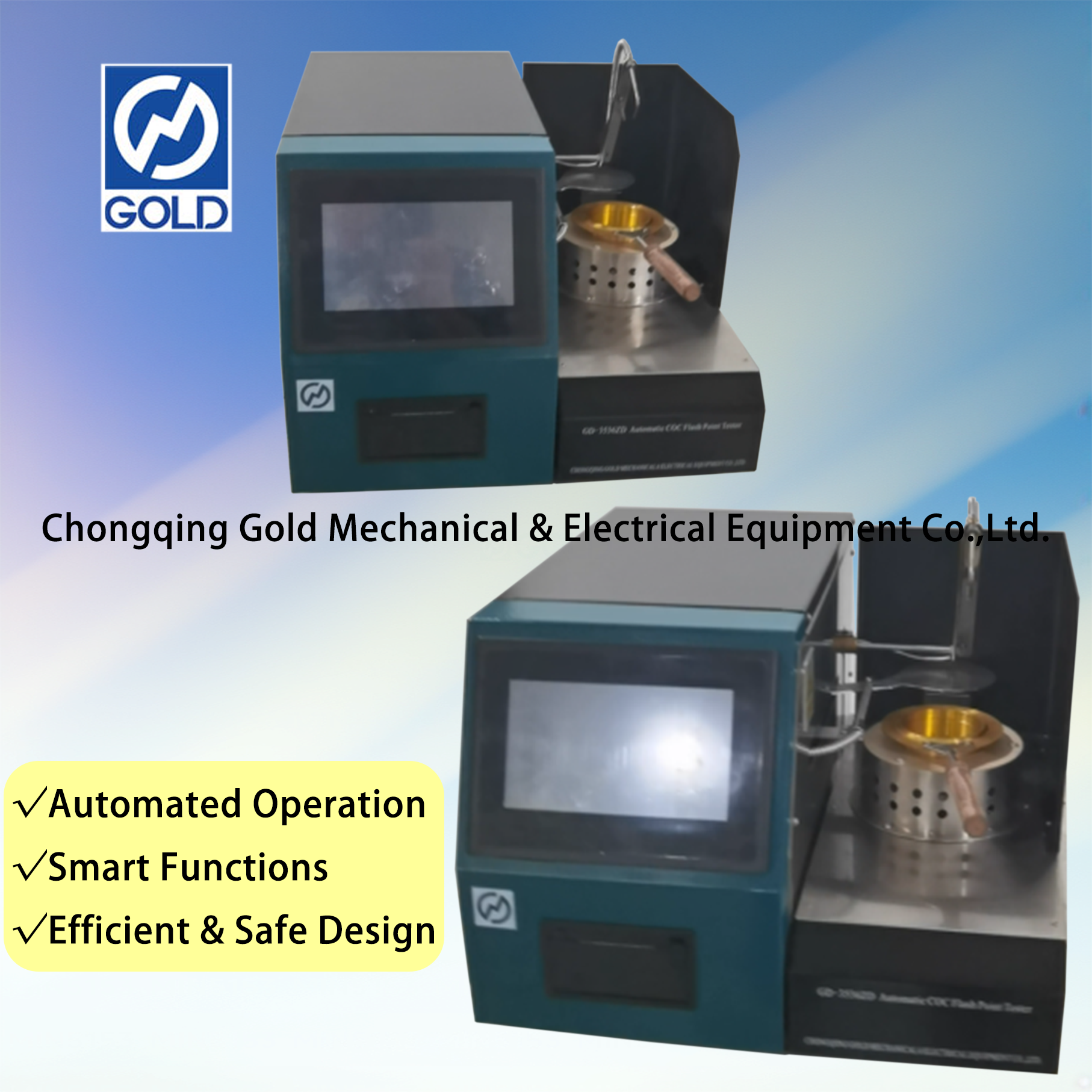 Probador automático de Point Flash ASTM D92