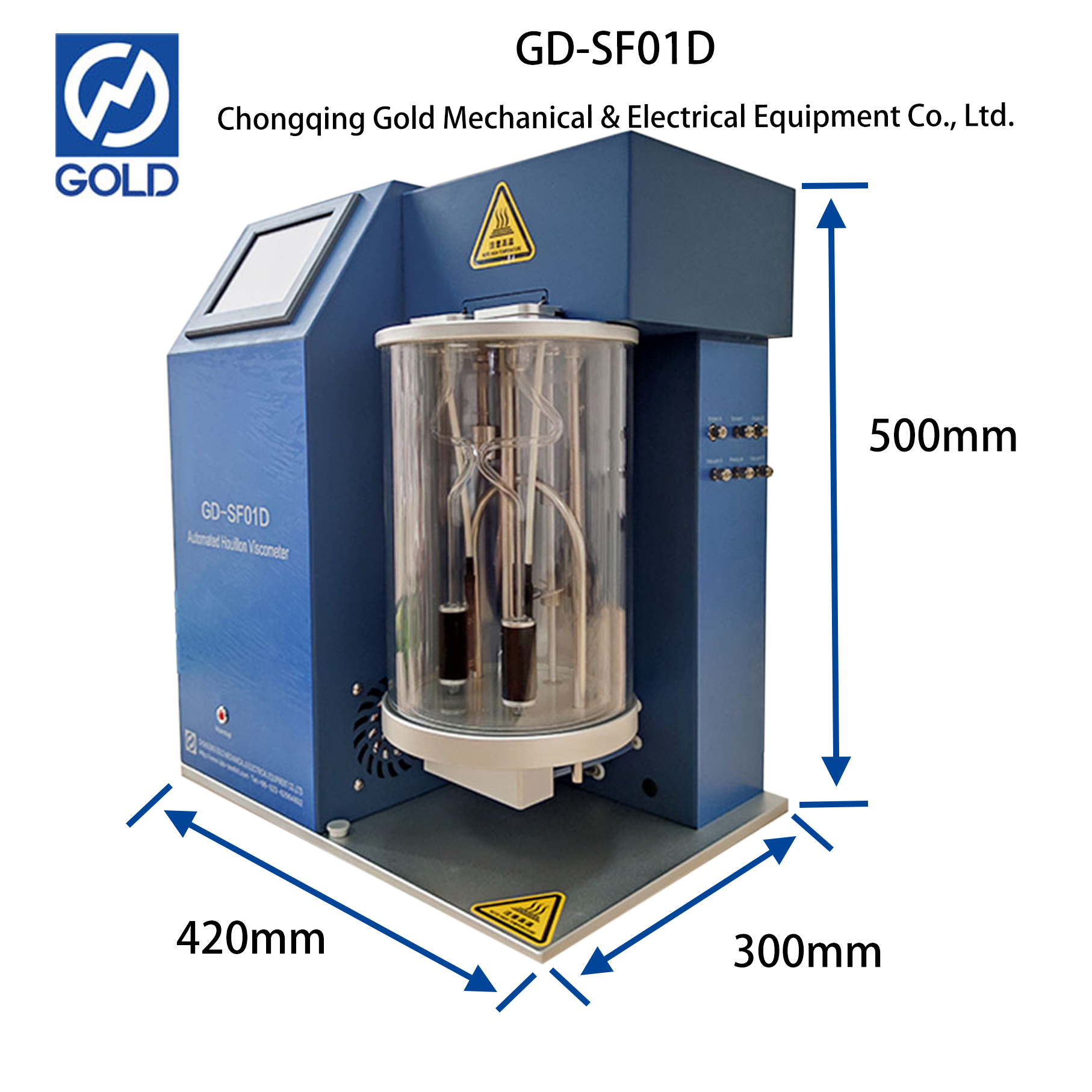  Viscosidad cinemática de productos de aceite ASTM D7279 D445 D446 VISCERMETRO AUTOMADO DE HOUILLON