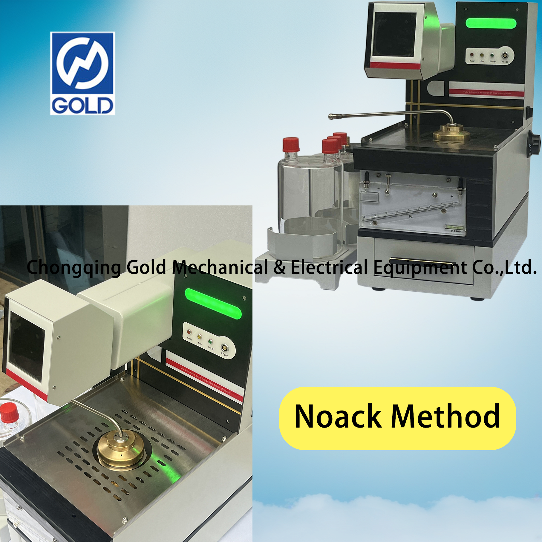 Tester de pérdida de evaporación de aceite lubricante automático (método noack)